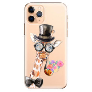 Plastové puzdro iSaprio - Sir Giraffe - iPhone 11 Pro