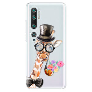 Plastové puzdro iSaprio - Sir Giraffe - Xiaomi Mi Note 10 / Note 10 Pro