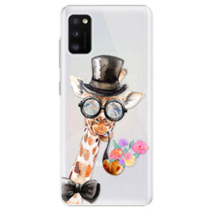 Plastové puzdro iSaprio - Sir Giraffe - Samsung Galaxy A41