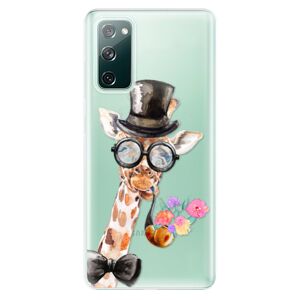 Odolné silikónové puzdro iSaprio - Sir Giraffe - Samsung Galaxy S20 FE
