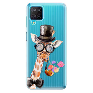 Odolné silikónové puzdro iSaprio - Sir Giraffe - Samsung Galaxy M12