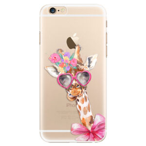 Plastové puzdro iSaprio - Lady Giraffe - iPhone 6/6S