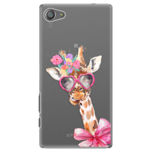 Plastové puzdro iSaprio - Lady Giraffe - Sony Xperia Z5 Compact