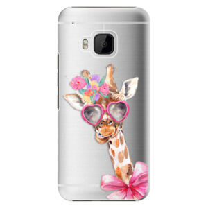 Plastové puzdro iSaprio - Lady Giraffe - HTC One M9