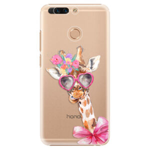 Plastové puzdro iSaprio - Lady Giraffe - Huawei Honor 8 Pro
