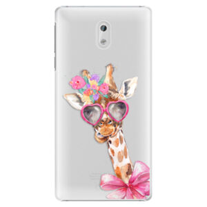 Plastové puzdro iSaprio - Lady Giraffe - Nokia 3