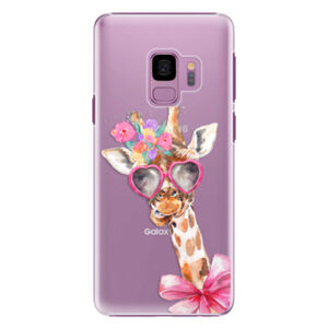 Plastové puzdro iSaprio - Lady Giraffe - Samsung Galaxy S9