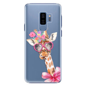 Plastové puzdro iSaprio - Lady Giraffe - Samsung Galaxy S9 Plus