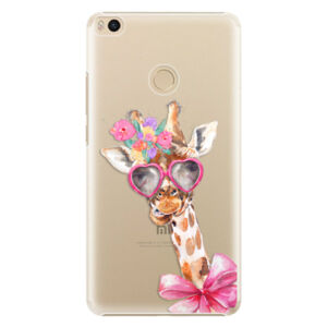Plastové puzdro iSaprio - Lady Giraffe - Xiaomi Mi Max 2