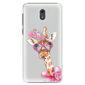 Plastové puzdro iSaprio - Lady Giraffe - Nokia 2
