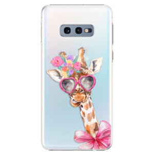 Plastové puzdro iSaprio - Lady Giraffe - Samsung Galaxy S10e