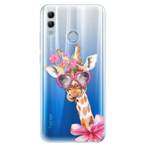 Odolné silikonové pouzdro iSaprio - Lady Giraffe - Huawei Honor 10 Lite