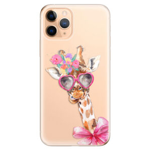 Odolné silikónové puzdro iSaprio - Lady Giraffe - iPhone 11 Pro