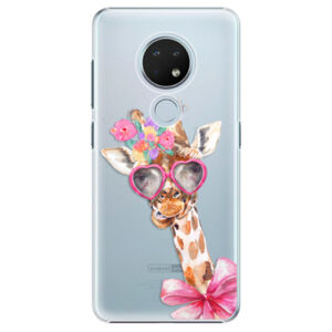 Plastové puzdro iSaprio - Lady Giraffe - Nokia 6.2