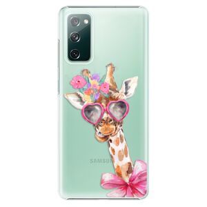 Plastové puzdro iSaprio - Lady Giraffe - Samsung Galaxy S20 FE