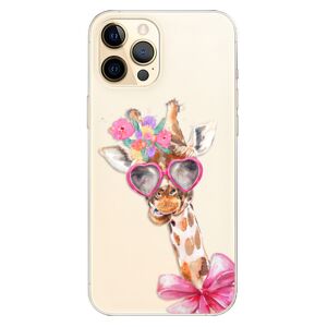 Odolné silikónové puzdro iSaprio - Lady Giraffe - iPhone 12 Pro Max