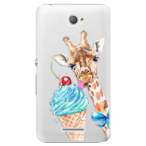 Plastové puzdro iSaprio - Love Ice-Cream - Sony Xperia E4