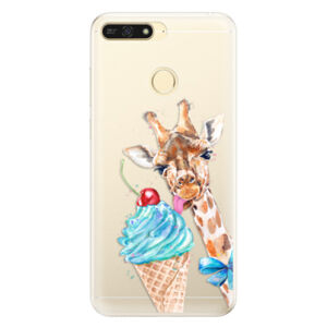 Silikónové puzdro iSaprio - Love Ice-Cream - Huawei Honor 7A