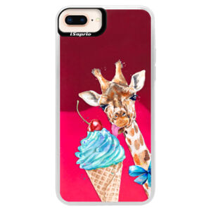 Neónové púzdro Pink iSaprio - Love Ice-Cream - iPhone 8 Plus