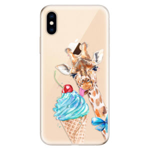 Odolné silikónové puzdro iSaprio - Love Ice-Cream - iPhone XS