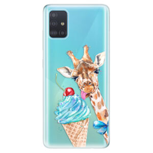 Odolné silikónové puzdro iSaprio - Love Ice-Cream - Samsung Galaxy A51