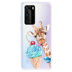 Odolné silikónové puzdro iSaprio - Love Ice-Cream - Huawei P40 Pro