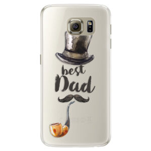 Silikónové puzdro iSaprio - Best Dad - Samsung Galaxy S6 Edge