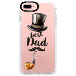 Silikónové púzdro Bumper iSaprio - Best Dad - iPhone 7 Plus