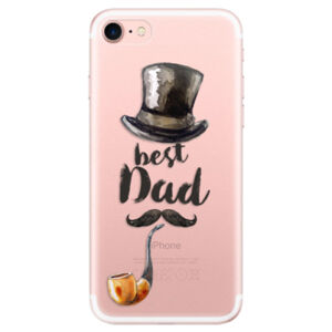Odolné silikónové puzdro iSaprio - Best Dad - iPhone 7