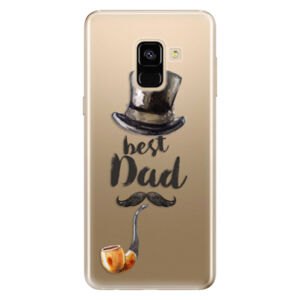 Odolné silikónové puzdro iSaprio - Best Dad - Samsung Galaxy A8 2018