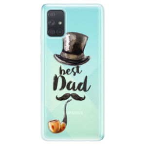 Odolné silikónové puzdro iSaprio - Best Dad - Samsung Galaxy A71