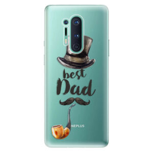 Odolné silikónové puzdro iSaprio - Best Dad - OnePlus 8 Pro