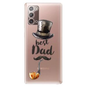 Odolné silikónové puzdro iSaprio - Best Dad - Samsung Galaxy Note 20