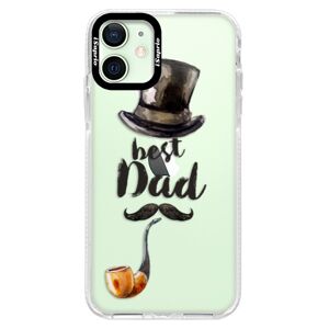 Silikónové puzdro Bumper iSaprio - Best Dad - iPhone 12 mini