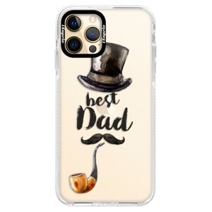 Silikónové puzdro Bumper iSaprio - Best Dad - iPhone 12 Pro