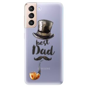 Odolné silikónové puzdro iSaprio - Best Dad - Samsung Galaxy S21