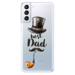 Odolné silikónové puzdro iSaprio - Best Dad - Samsung Galaxy S21+