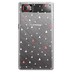 Plastové puzdro iSaprio - Abstract Triangles 02 - white - Lenovo Z2 Pro