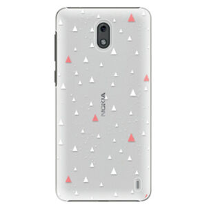 Plastové puzdro iSaprio - Abstract Triangles 02 - white - Nokia 2