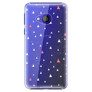 Plastové puzdro iSaprio - Abstract Triangles 02 - white - HTC U Play