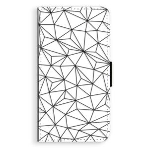 Flipové puzdro iSaprio - Abstract Triangles 03 - black - Huawei P10 Plus