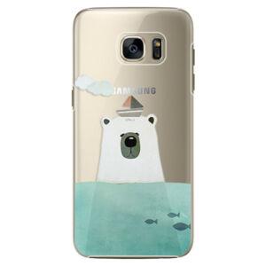 Plastové puzdro iSaprio - Bear With Boat - Samsung Galaxy S7 Edge