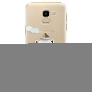 Plastové puzdro iSaprio - Bear With Boat - Samsung Galaxy J6