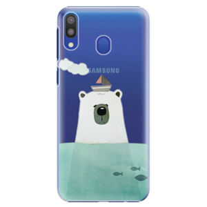 Plastové puzdro iSaprio - Bear With Boat - Samsung Galaxy M20