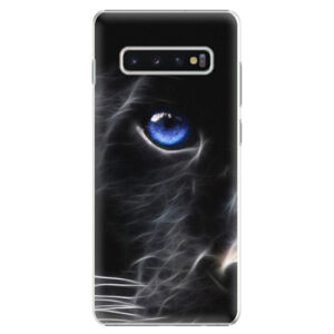 Plastové puzdro iSaprio - Black Puma - Samsung Galaxy S10+