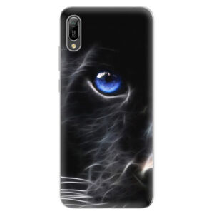 Odolné silikonové pouzdro iSaprio - Black Puma - Huawei Y6 2019