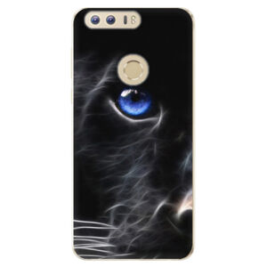Odolné silikónové puzdro iSaprio - Black Puma - Huawei Honor 8