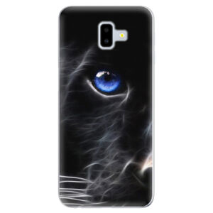Odolné silikónové puzdro iSaprio - Black Puma - Samsung Galaxy J6+