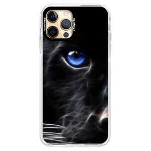 Silikónové puzdro Bumper iSaprio - Black Puma - iPhone 12 Pro
