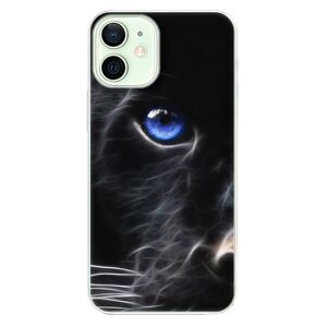 Odolné silikónové puzdro iSaprio - Black Puma - iPhone 12 mini